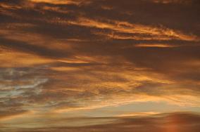 Evening sky, cloud