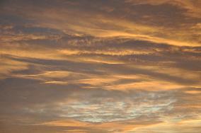 Evening sky, cloud