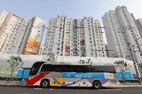 Gwangju, ubytovani, bus