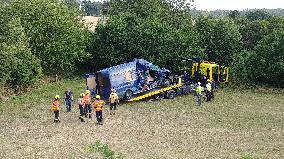 one dies, another seven injured in collision of van with train in Czech Republic