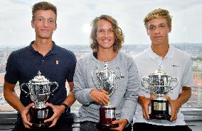 Jonas Forejtek, Barbora Strycova, Jiri Lehecka