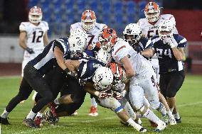 finale ligy americkeho fotbalu: Ostrava Steelers - Prague Lions