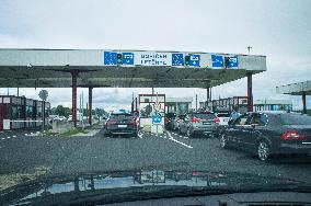 Gorican/Letenye border crossing Croatia - Hungary, HR-HUN