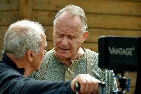 Czech cameraman Vladimir Smutny (left) and Swedish actor Stellan Skarsgard