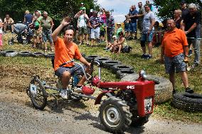 Zebnicka traktoriada, tractors, race