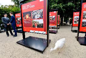 Exhibition on massacre suppressing student demonstration at Beijing's Tiananmen Square in 1989, Prague, Czech Republic