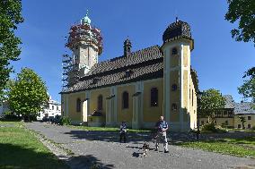 Horni Blatna, St Lawrence Church, Erzgebirge/Krusnohori (Ore Mountain) Mining Region