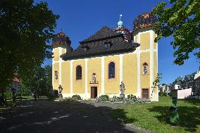 Horni Blatna, St Lawrence Church, Erzgebirge/Krusnohori (Ore Mountain) Mining Region