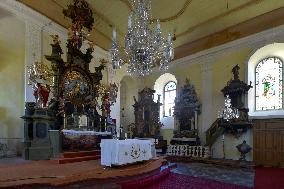 Horni Blatna, St Lawrence Church, Erzgebirge/Krusnohori (Ore Mountain) Mining Region