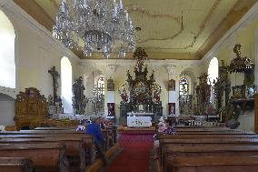 Horni Blatna, St Lawrence Church, Erzgebirge/Krusnohori (Ore Mountain) Mining Region