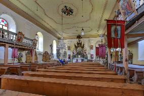 Horni Blatna, St Lawrence Church, Erzgebirge/Krusnohori (Ore Mountain) Mining Region