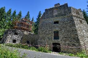 Loucna pod Klinovcem, lime kiln, Erzgebirge/Krusnohori (Ore Mountain) Mining Region