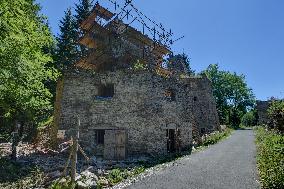 Loucna pod Klinovcem, lime kiln, Erzgebirge/Krusnohori (Ore Mountain) Mining Region