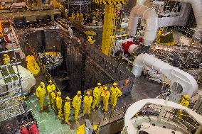 Karel Havlicek, the reactor hall of the second unit of the Temelin nuclear power plant