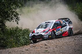 Jari-Matti Latvala, Mikka Anttila, Toyota Yaris WRC, WRC Rally Finland 2019