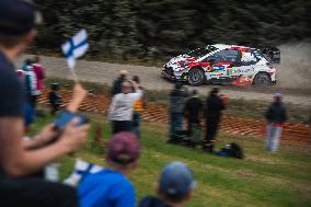 Jari-Matti Latvala, Mikka Anttila, Toyota Yaris WRC, WRC Rally Finland 2019