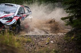 Jari-Matti Latvala, Mikka Anttila, Toyota Yaris WRC, WRC Rally Finland 2019