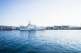 D-Marin Dalmacija, marina, Police boat, port, sea