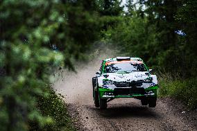 Rovanpera Kalle, Halttunen Jonne, SKODA Fabia R5 evo, WRC Rally Finland 2019