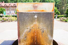 Mineral spring Novy Jubilejni in Luhacovice Spa