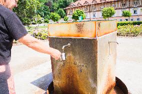 Mineral spring Novy Jubilejni in Luhacovice Spa