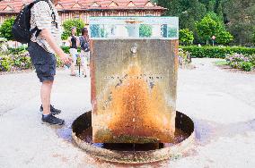 Mineral spring Novy Jubilejni in Luhacovice Spa
