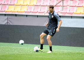 Libor Kozak, soccer player of Sparta Praha, training session