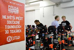 Prusa Research, world record in number of simultaneously printing 3D printers