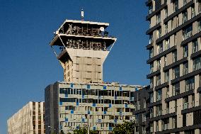 Telecommunication building, CETIN, Telecom, Prague, demolition, architecture, Zizkov