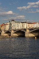 Jirasek bridge, Prague, Vltava