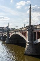 Manes bridge in Prague