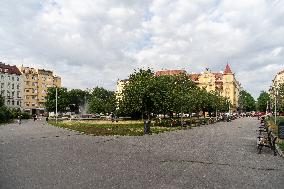Jiriho z Podebrad square, Prague, Vinohrady