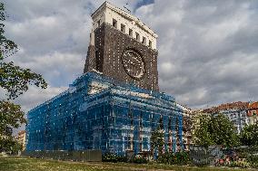 Church of the Most Sacred Heart of Our Lord, Jiriho  z Podebrad square, Prague, reconstruction, reparation