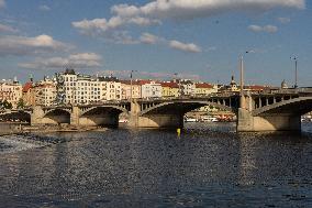 Jirasek bridge, Prague, Vltava