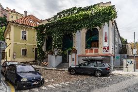 The Ponec theatre, Zizkov district, Prague