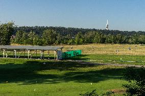 Golfove hriste Driving range Rohansky ostrov, Praha