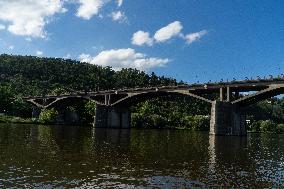 Branik bridge, Prague, Branik