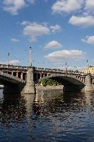 Manes bridge in Prague