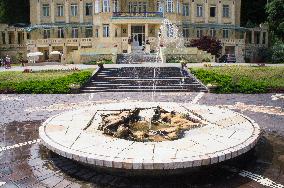 Bedrich Smetana House and Brussels Fountain, Luhacovice Spa