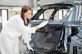 Skoda Auto, production plant, new paint shop