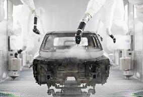 Skoda Auto, production plant, new paint shop
