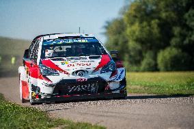 Tanak Ott, Jarveoja Martin, Toyota Yaris WRC, WRC, ADAC Rallye Deutschland 2019, Rally of Germany