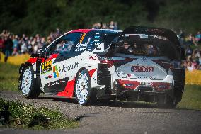 Tanak Ott, Jarveoja Martin, Toyota Yaris WRC, WRC, ADAC Rallye Deutschland 2019, Rally of Germany