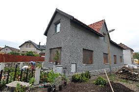 birthplace of Jan Palach, reconstruction, rebuilding to the memorial