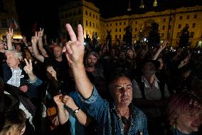 March to Hradcanske Square, demonstration, Million Moments for Democracy