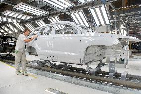 Skoda Auto, production plant, new paint shop