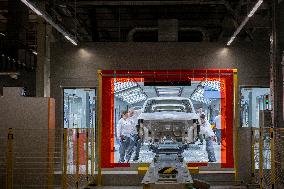 Skoda Auto, production plant, new paint shop