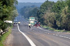 four Czechs die in car crash near Slovak border