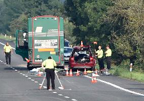 four Czechs die in car crash near Slovak border