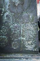 Via Lucis (Way of Light) bronze obelisk by Ivan Theimer, Masaryk Square, Uhersky Brod